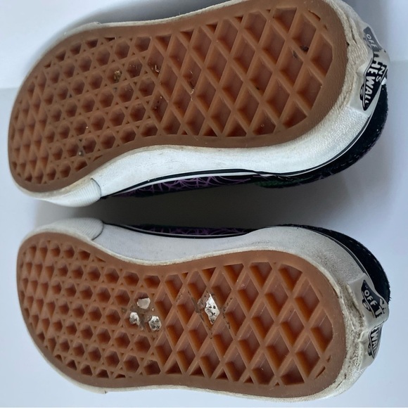Vans Halloween spider web low top sneakers kids 11 - Picture 5 of 7